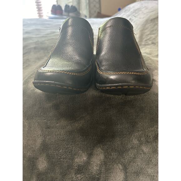 Men's Born brown leather slip on loafers, Size 9 - Picture 3 of 12